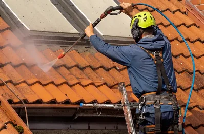 Démoussage et hydrofuge de toiture à Verel-de-Montbel